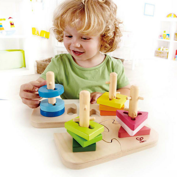 Rompecabezas Pegs Hape - babycentro-com - Hape